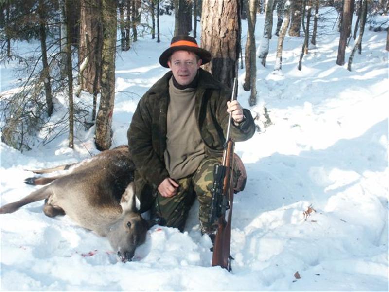 pologne-battues-sanglier-chasse-chassatlas.jpg Gilles BULTEL après un magnifique tir en battue
